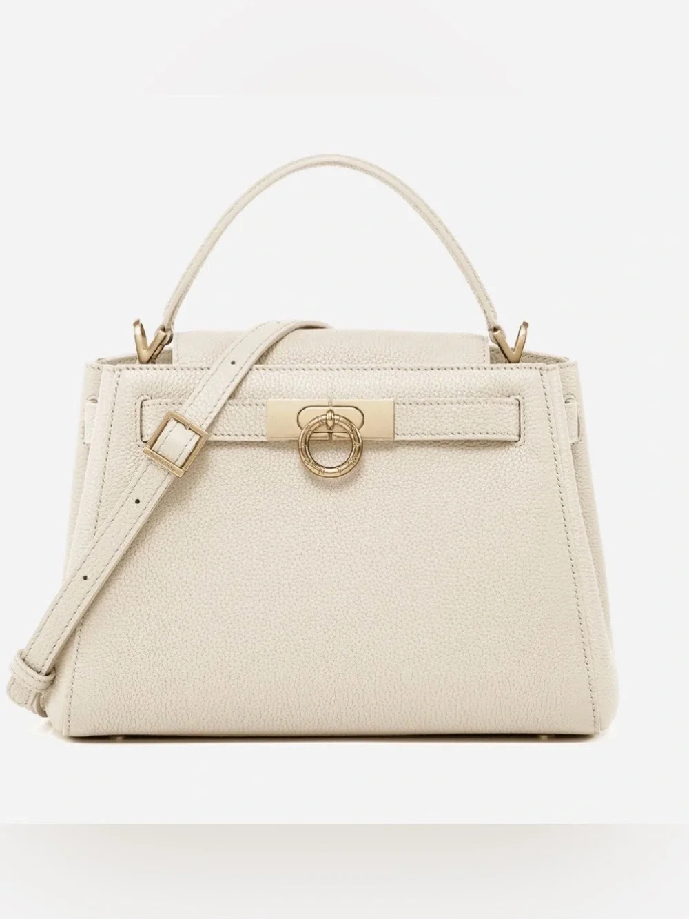 Parisa Wang Madison Top Handle Bag in Cream